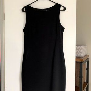 Theory Betty black wool dress